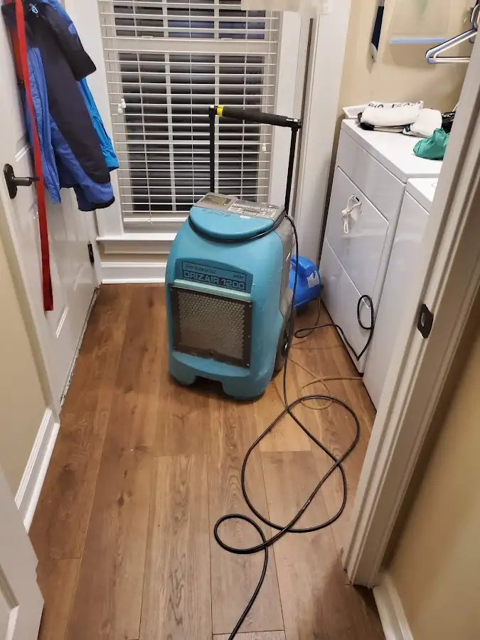 Commercial dehumidifier deployed for Crawl Space Restoration in Falls Church